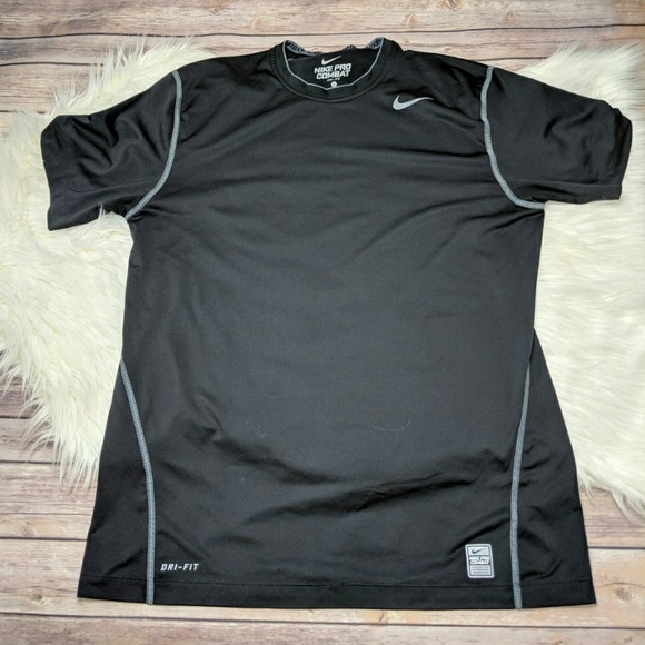 nike pro combat short sleeve shirt